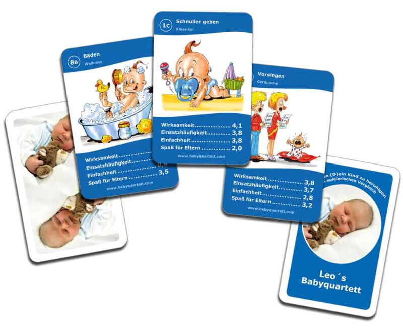 Bild von   babyquartett personalisiertjpg | Individuelle 🎁 persönliche 🎁 personalisierte Geschenke bedruckt ▪ bestickt ▪ graviert