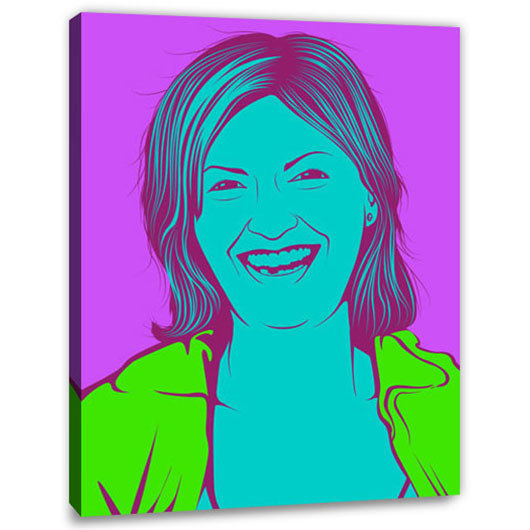 Bild von   pop art  warhol pure  wujpg | Individuelle 🎁 persönliche 🎁 personalisierte Geschenke bedruckt ▪ bestickt ▪ graviert