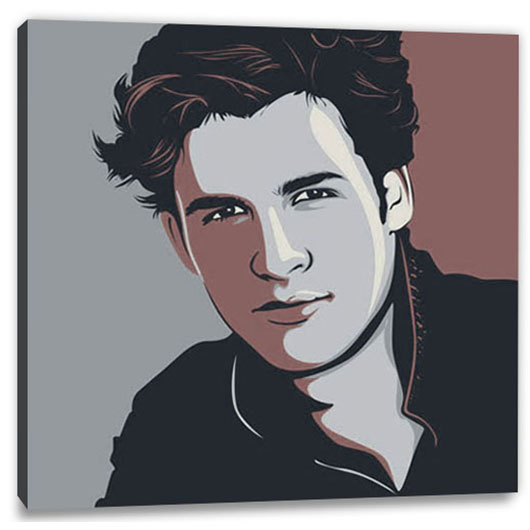 Bild von   pop art  warhol pure  wujpg | Individuelle 🎁 persönliche 🎁 personalisierte Geschenke bedruckt ▪ bestickt ▪ graviert