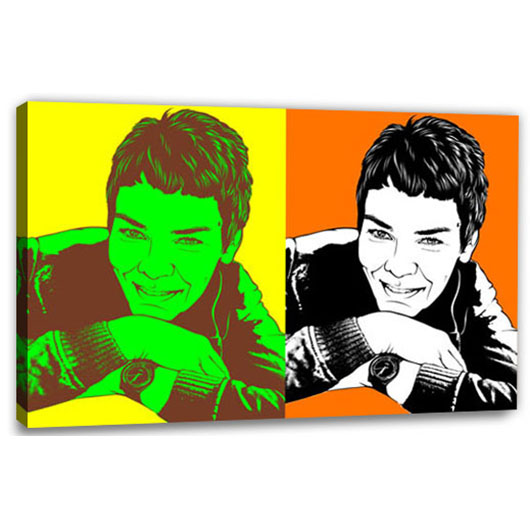 Bild von   pop art  warhol pure  wujpg | Individuelle 🎁 persönliche 🎁 personalisierte Geschenke bedruckt ▪ bestickt ▪ graviert