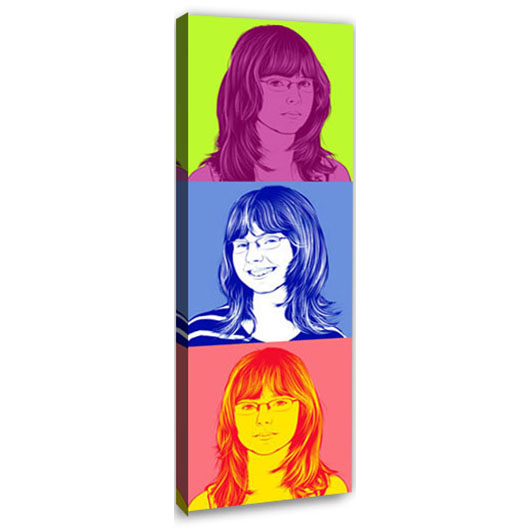 Bild von   pop art  warhol pure  wujpg | Individuelle 🎁 persönliche 🎁 personalisierte Geschenke bedruckt ▪ bestickt ▪ graviert