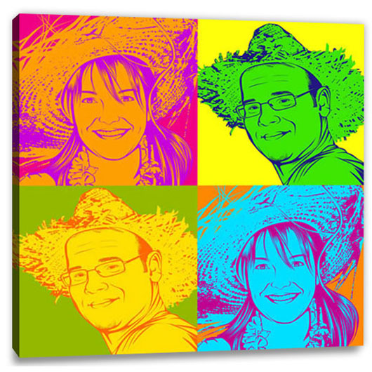 Bild von   pop art  warhol pure  wujpg | Individuelle 🎁 persönliche 🎁 personalisierte Geschenke bedruckt ▪ bestickt ▪ graviert