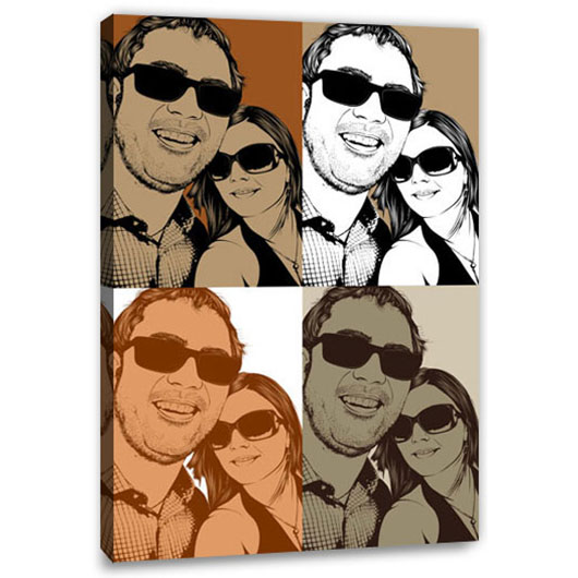 Bild von   pop art  warhol pure  wujpg | Individuelle 🎁 persönliche 🎁 personalisierte Geschenke bedruckt ▪ bestickt ▪ graviert