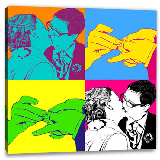 Bild von   pop art  warhol pure  wujpg | Individuelle 🎁 persönliche 🎁 personalisierte Geschenke bedruckt ▪ bestickt ▪ graviert