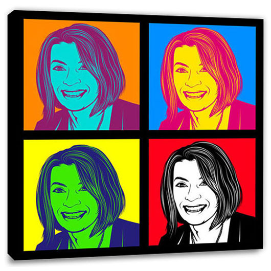 Bild von   pop art  warhol pure  v jpg | Individuelle 🎁 persönliche 🎁 personalisierte Geschenke bedruckt ▪ bestickt ▪ graviert