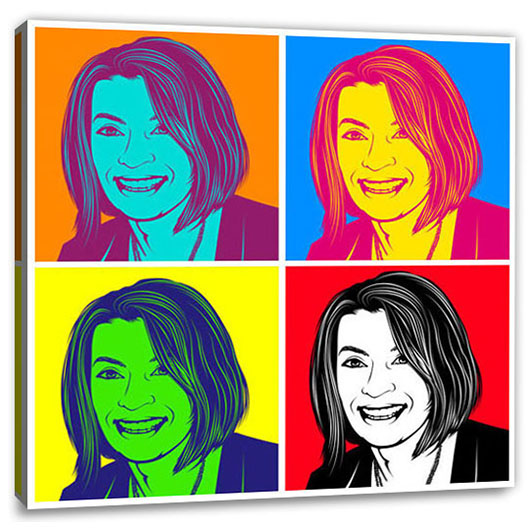 Bild von   pop art  warhol pure  v jpg | Individuelle 🎁 persönliche 🎁 personalisierte Geschenke bedruckt ▪ bestickt ▪ graviert