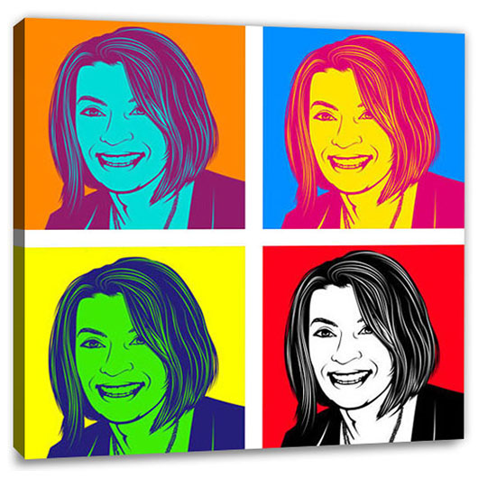 Bild von   pop art  warhol pure  v jpg | Individuelle 🎁 persönliche 🎁 personalisierte Geschenke bedruckt ▪ bestickt ▪ graviert