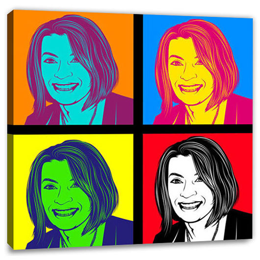 Bild von   pop art  warhol pure  v jpg | Individuelle 🎁 persönliche 🎁 personalisierte Geschenke bedruckt ▪ bestickt ▪ graviert