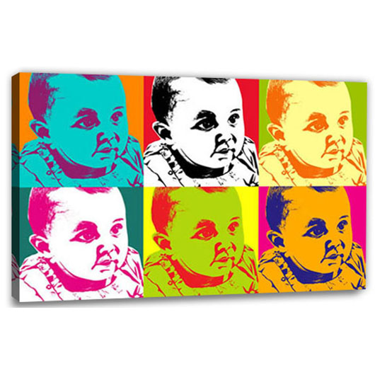 Bild von   pop art  warhol pure  wujpg | Individuelle 🎁 persönliche 🎁 personalisierte Geschenke bedruckt ▪ bestickt ▪ graviert