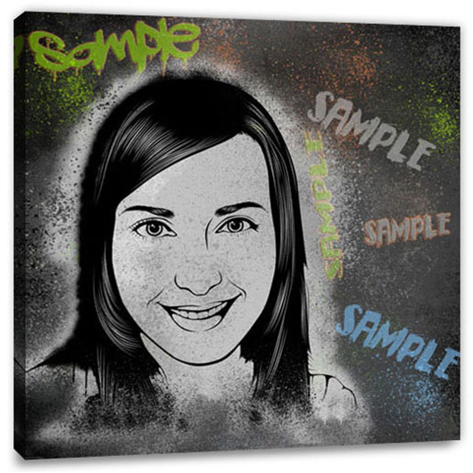 Bild von   pop art graffiti  grajpg | Individuelle 🎁 persönliche 🎁 personalisierte Geschenke bedruckt ▪ bestickt ▪ graviert