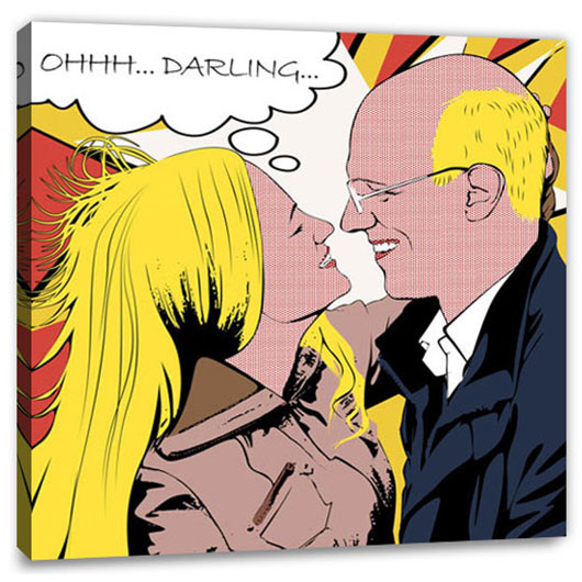 Bild von   pop art  lichtenstein  lijpg | Individuelle 🎁 persönliche 🎁 personalisierte Geschenke bedruckt ▪ bestickt ▪ graviert