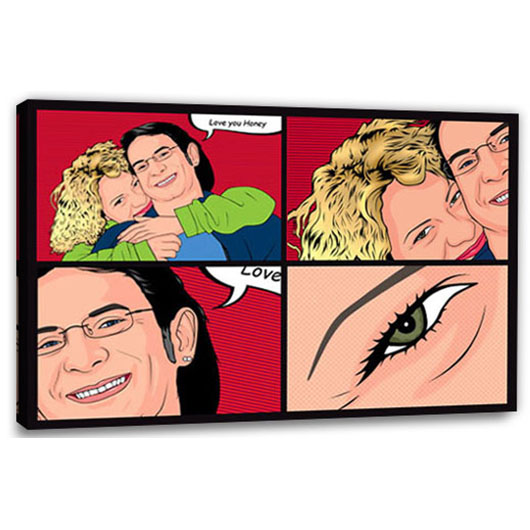 Bild von   pop art  lichtenstein  lijpg | Individuelle 🎁 persönliche 🎁 personalisierte Geschenke bedruckt ▪ bestickt ▪ graviert