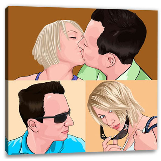 Bild von   pop art  comic style  cojpg | Individuelle 🎁 persönliche 🎁 personalisierte Geschenke bedruckt ▪ bestickt ▪ graviert