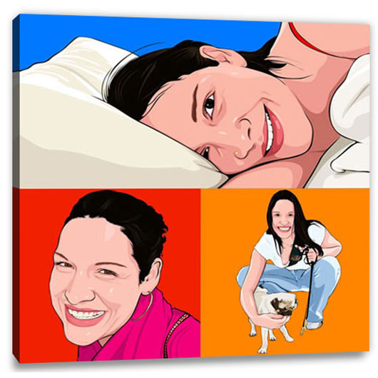 Bild von   pop art  comic style  cojpg | Individuelle 🎁 persönliche 🎁 personalisierte Geschenke bedruckt ▪ bestickt ▪ graviert