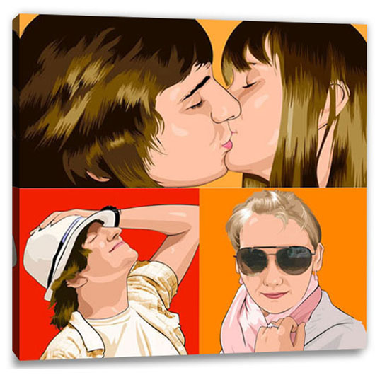 Bild von   pop art  comic style  cojpg | Individuelle 🎁 persönliche 🎁 personalisierte Geschenke bedruckt ▪ bestickt ▪ graviert