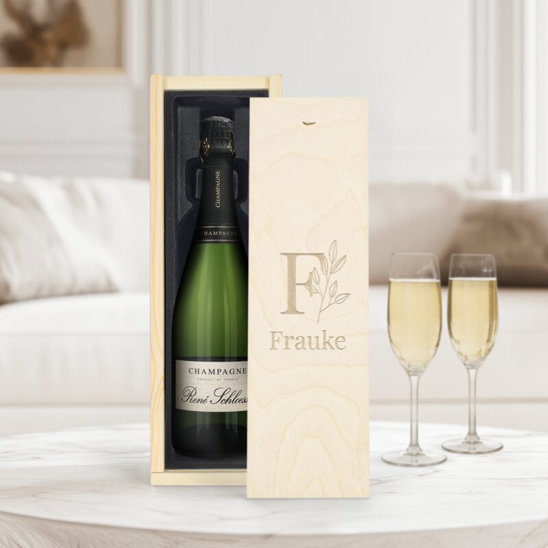 Bild von   champagner personalisieren gjpg | Individuelle 🎁 persönliche 🎁 personalisierte Geschenke bedruckt ▪ bestickt ▪ graviert