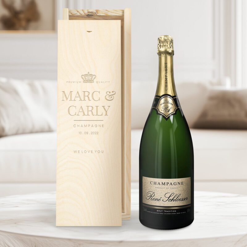Bild von   champagner personalisieren gjpg | Individuelle 🎁 persönliche 🎁 personalisierte Geschenke bedruckt ▪ bestickt ▪ graviert