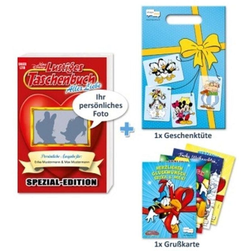 Bild von   lustige taschenbuecher geschenjpg | Individuelle 🎁 persönliche 🎁 personalisierte Geschenke bedruckt ▪ bestickt ▪ graviert