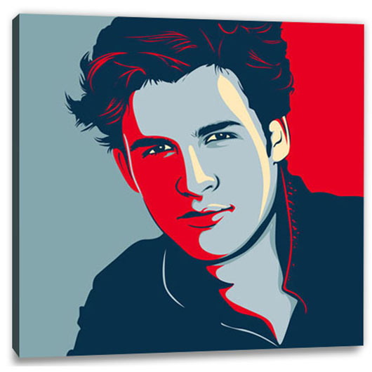 Bild von   pop art obama  oba inkjpg | Individuelle 🎁 persönliche 🎁 personalisierte Geschenke bedruckt ▪ bestickt ▪ graviert