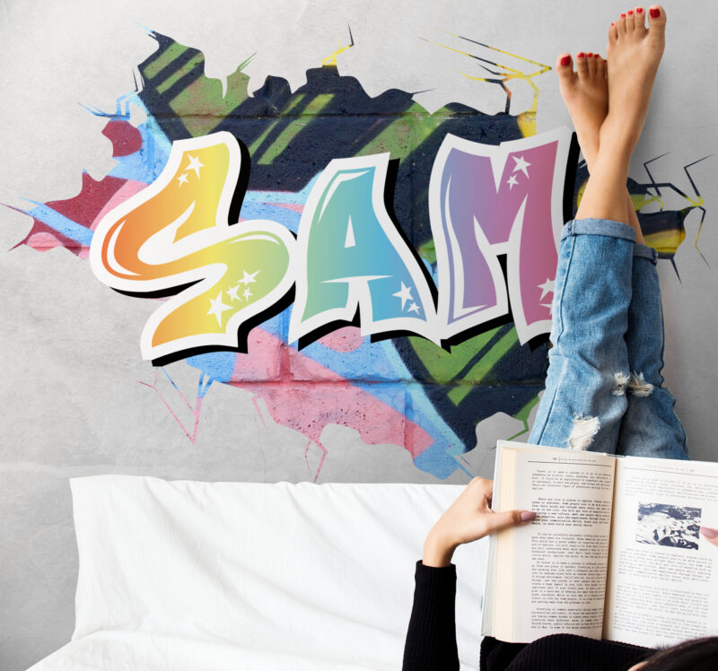 Bild von   personalisierter aufkleber wanjpg | Individuelle 🎁 persönliche 🎁 personalisierte Geschenke bedruckt ▪ bestickt ▪ graviert