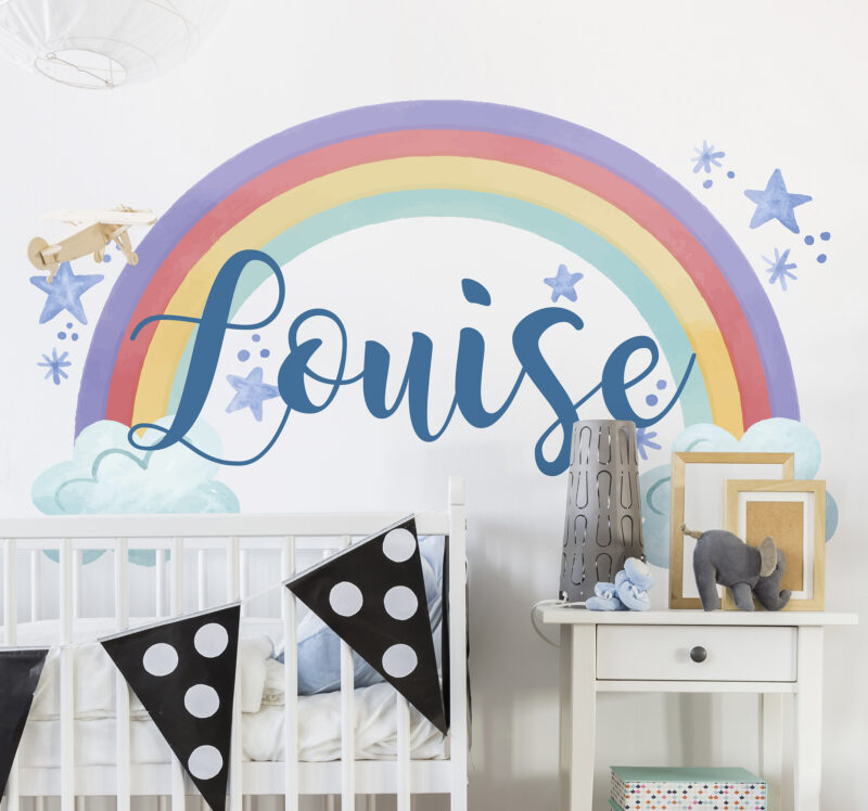 Bild von   wandaufkleber zeichnung regenbjpg | Individuelle 🎁 persönliche 🎁 personalisierte Geschenke bedruckt ▪ bestickt ▪ graviert