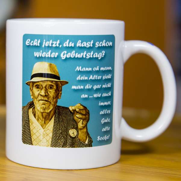 Geburtstagstasse
