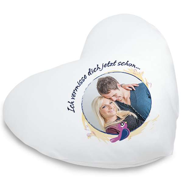 Bild von   kuschelkissen herzjpg | Individuelle 🎁 persönliche 🎁 personalisierte Geschenke bedruckt ▪ bestickt ▪ graviert