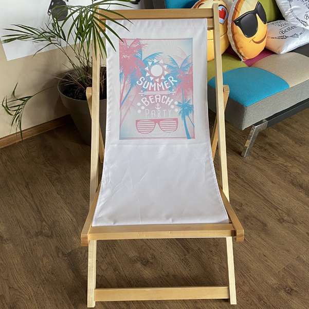 Bild von   liegestuhl strandstuhljpg | Individuelle 🎁 persönliche 🎁 personalisierte Geschenke bedruckt ▪ bestickt ▪ graviert
