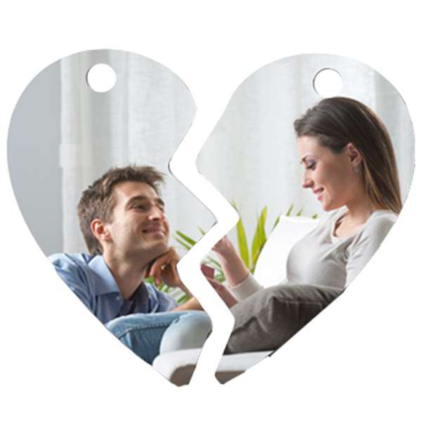 Bild von   schluesselanhaenger herz  teijpg | Individuelle 🎁 persönliche 🎁 personalisierte Geschenke bedruckt ▪ bestickt ▪ graviert