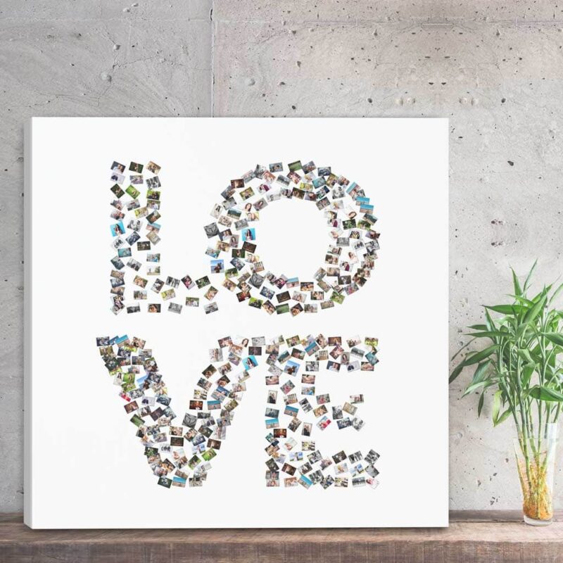 Bild von   fotocollage leinwand love colljpg | Individuelle 🎁 persönliche 🎁 personalisierte Geschenke bedruckt ▪ bestickt ▪ graviert