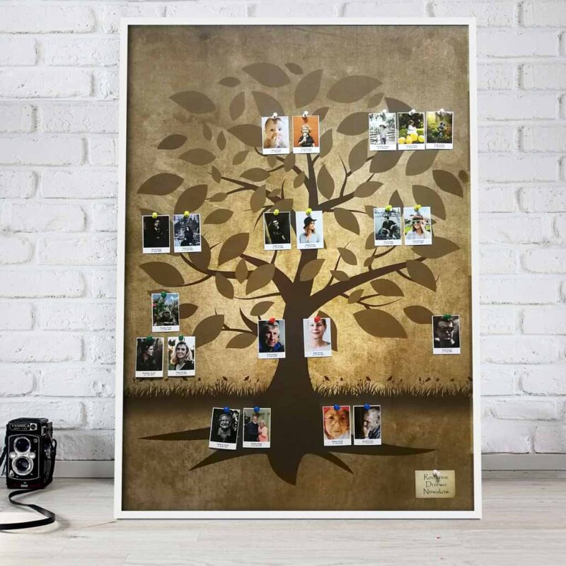 Bild von   familienstammbaum mit fotos pijpg | Individuelle 🎁 persönliche 🎁 personalisierte Geschenke bedruckt ▪ bestickt ▪ graviert