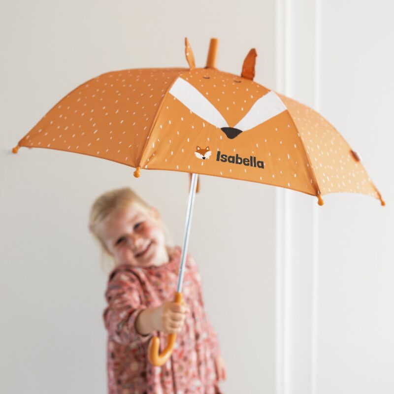 Bild von   kinderregenschirm mit namenjpg | Individuelle 🎁 persönliche 🎁 personalisierte Geschenke bedruckt ▪ bestickt ▪ graviert