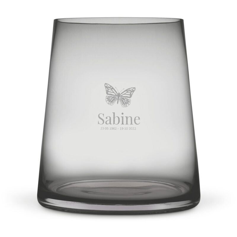 Bild von   vase mit gravur getoentes gljpg | Individuelle 🎁 persönliche 🎁 personalisierte Geschenke bedruckt ▪ bestickt ▪ graviert