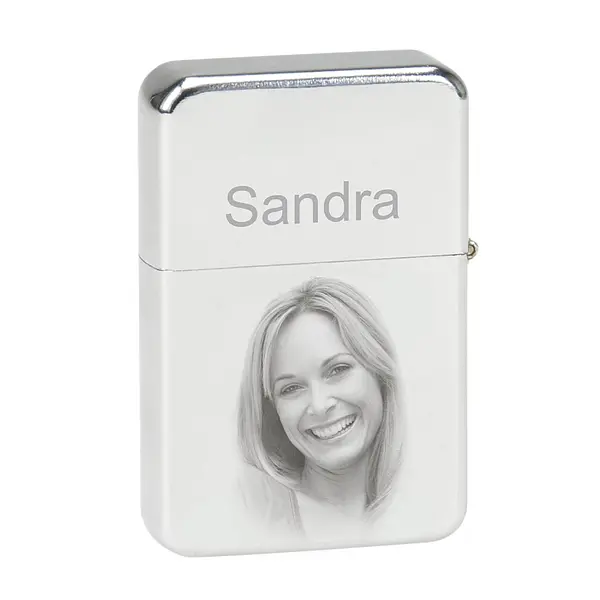 Bild von   feuerzeug mit foto und gravurjpg | Individuelle 🎁 persönliche 🎁 personalisierte Geschenke bedruckt ▪ bestickt ▪ graviert