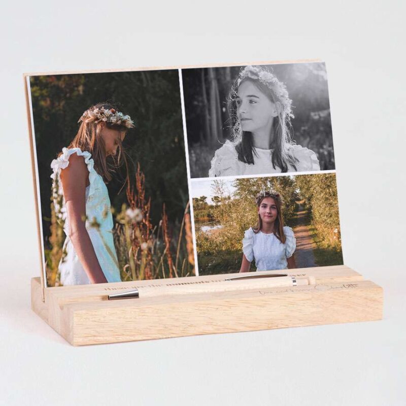 Bild von   fotohalter aus holz gravurjpg | Individuelle 🎁 persönliche 🎁 personalisierte Geschenke bedruckt ▪ bestickt ▪ graviert