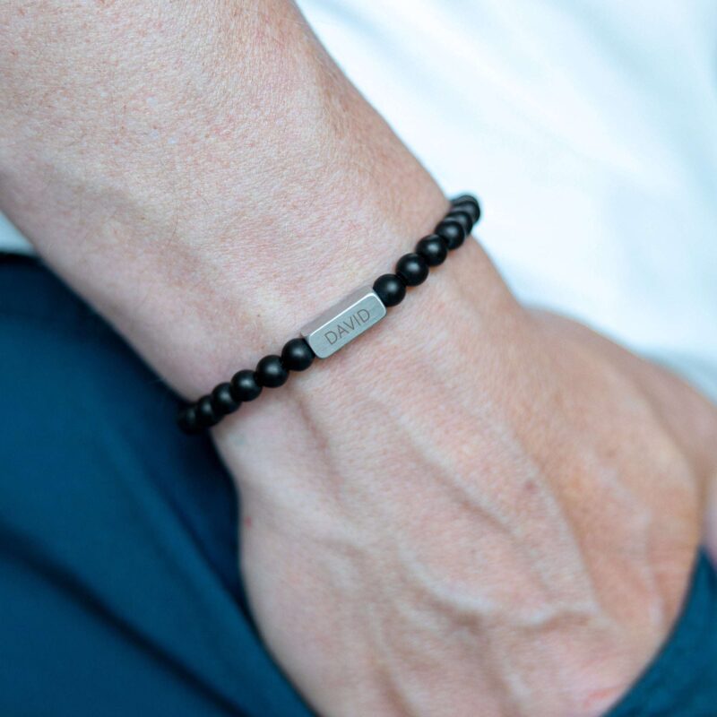 Bild von   edelstein armband mit gravurjpg | Individuelle 🎁 persönliche 🎁 personalisierte Geschenke bedruckt ▪ bestickt ▪ graviert