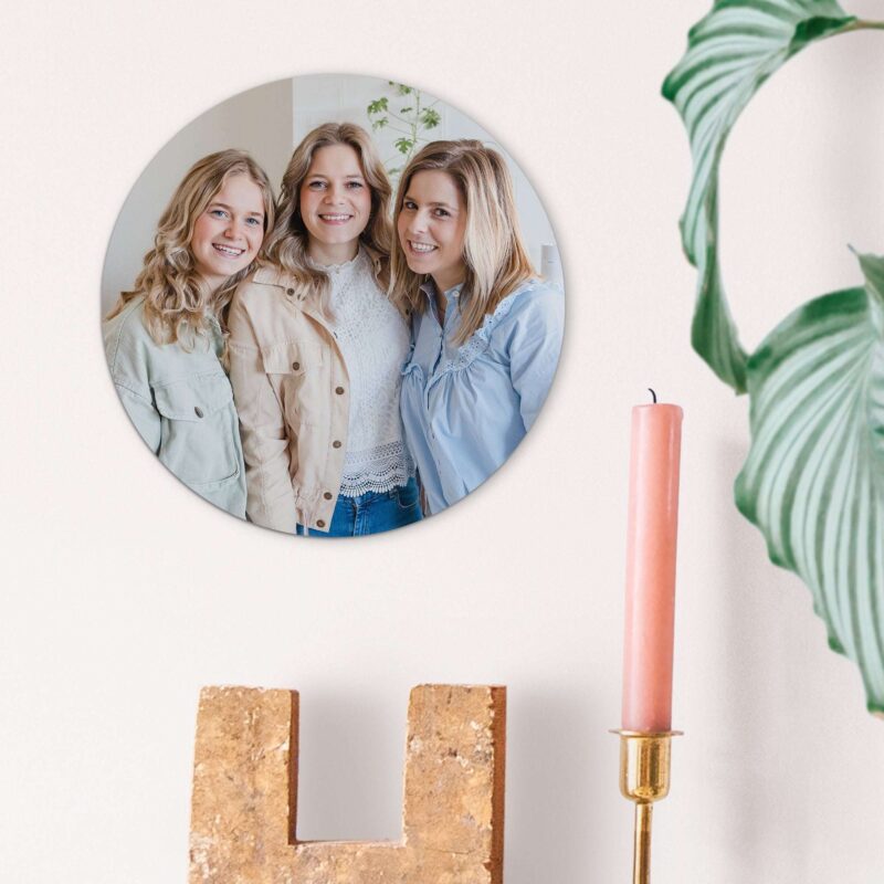 Bild von   fotokachel rund  stueckjpg | Individuelle 🎁 persönliche 🎁 personalisierte Geschenke bedruckt ▪ bestickt ▪ graviert