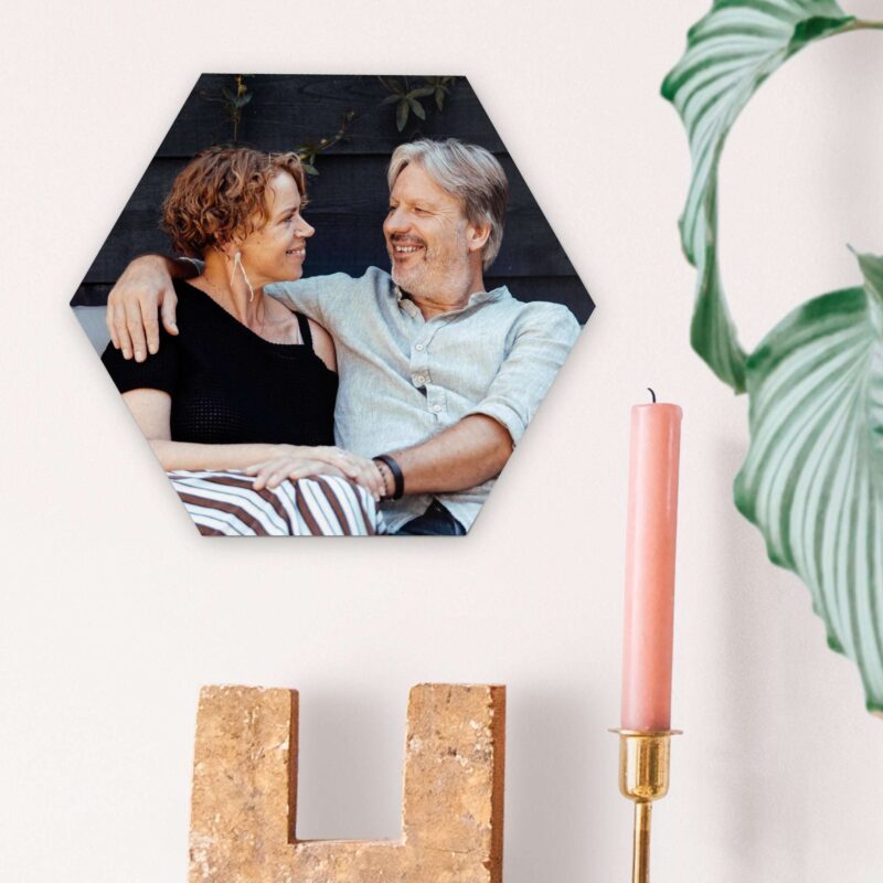 Bild von   fotokachel hexagon  stuecjpg | Individuelle 🎁 persönliche 🎁 personalisierte Geschenke bedruckt ▪ bestickt ▪ graviert