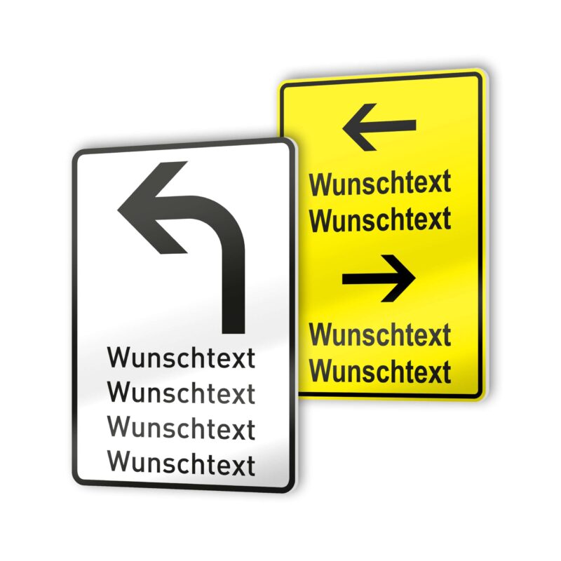 Bild von   wegweiser schild richtungsscjpg | Individuelle 🎁 persönliche 🎁 personalisierte Geschenke bedruckt ▪ bestickt ▪ graviert
