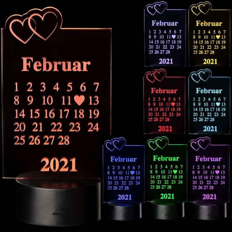 Bild von   led motivlampe personalisierjpg | Individuelle 🎁 persönliche 🎁 personalisierte Geschenke bedruckt ▪ bestickt ▪ graviert