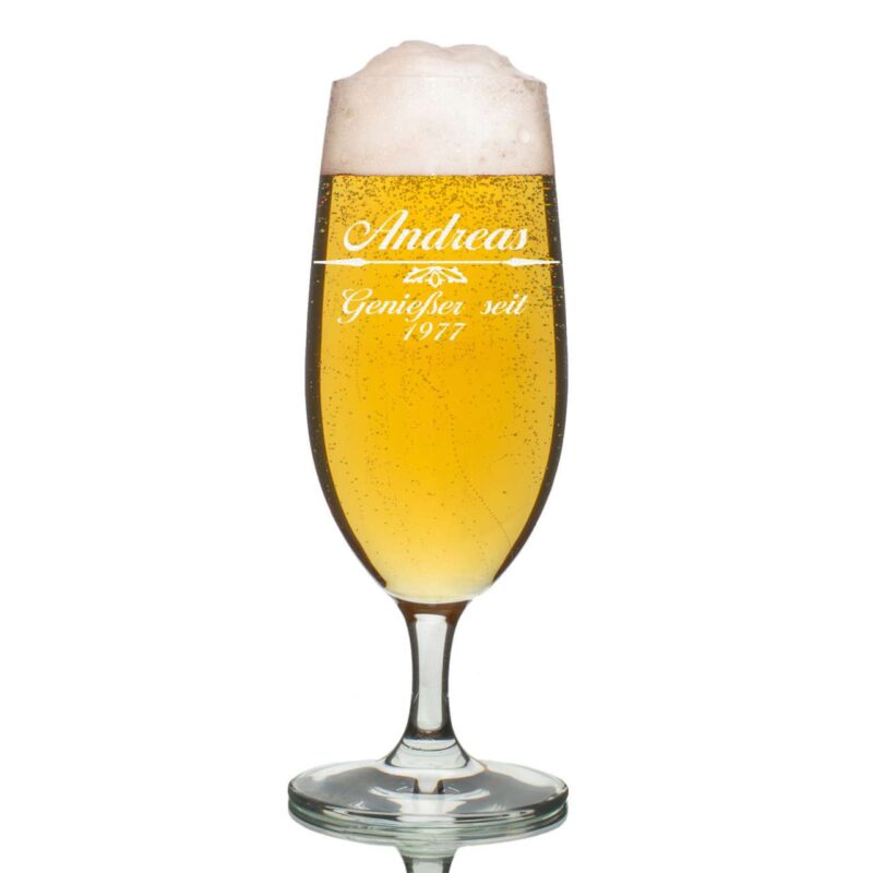 Bild von   leonardo pils biertulpe mit grjpg | Individuelle 🎁 persönliche 🎁 personalisierte Geschenke bedruckt ▪ bestickt ▪ graviert