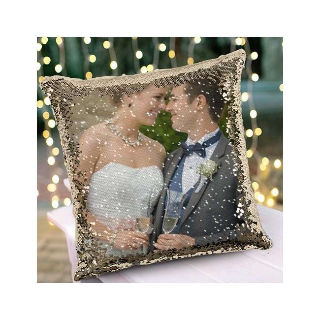 Bild von   fotokissen mit wendepaillettenjpg | Individuelle 🎁 persönliche 🎁 personalisierte Geschenke bedruckt ▪ bestickt ▪ graviert
