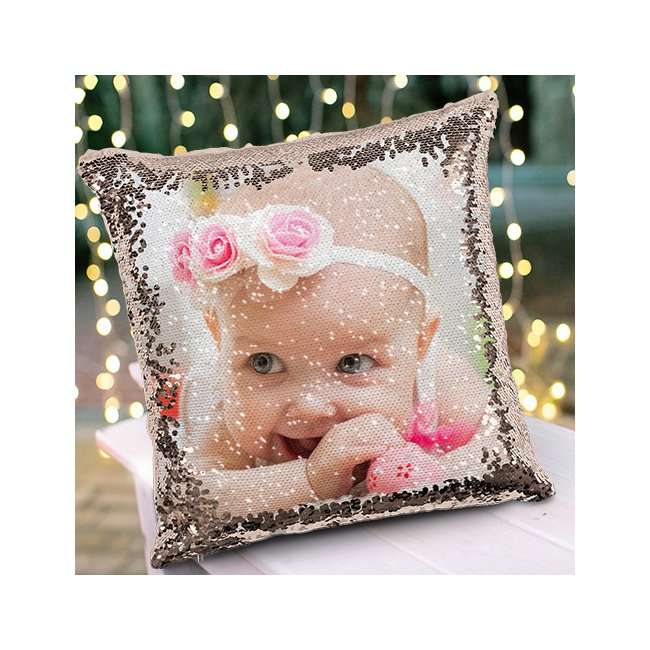 Bild von   fotokissen mit wendepaillettenjpg | Individuelle 🎁 persönliche 🎁 personalisierte Geschenke bedruckt ▪ bestickt ▪ graviert
