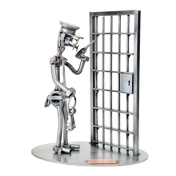 Bild von   schraubenmaennchen justizvollzjpg | Individuelle 🎁 persönliche 🎁 personalisierte Geschenke bedruckt ▪ bestickt ▪ graviert