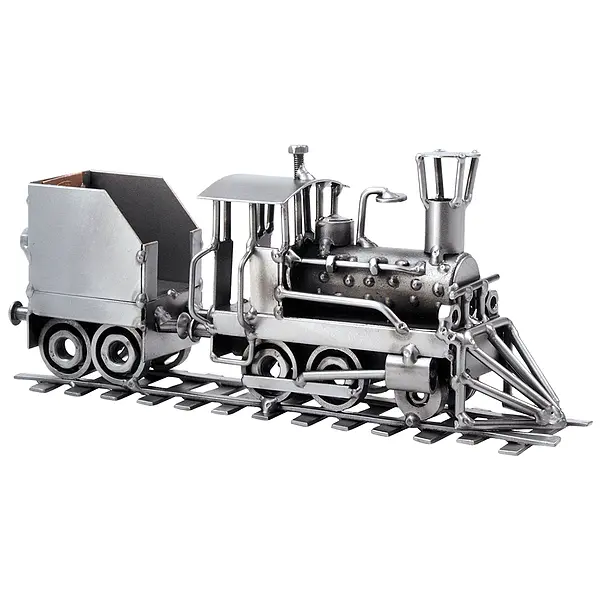 Bild von   lokomotive aus metalljpg | Individuelle 🎁 persönliche 🎁 personalisierte Geschenke bedruckt ▪ bestickt ▪ graviert