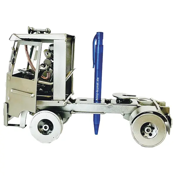 Bild von   modell trucker als stiftehaltejpg | Individuelle 🎁 persönliche 🎁 personalisierte Geschenke bedruckt ▪ bestickt ▪ graviert