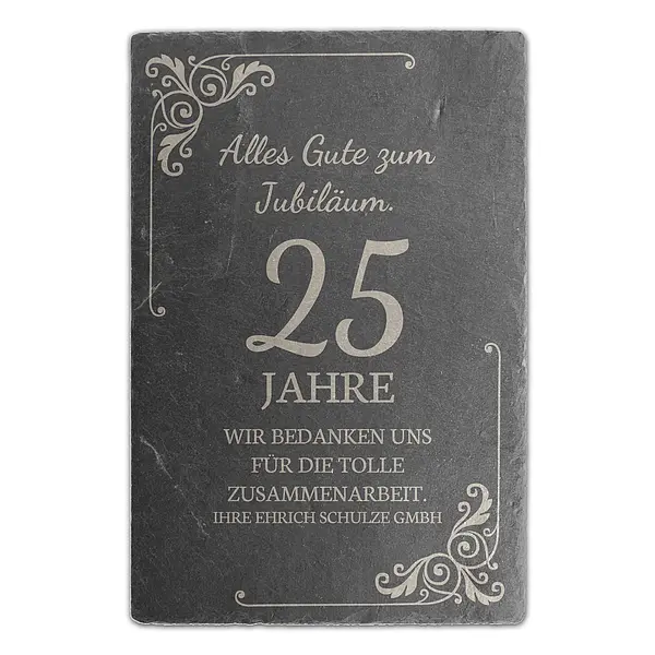Bild von   jubilaeumsgeschenk graviertejpg | Individuelle 🎁 persönliche 🎁 personalisierte Geschenke bedruckt ▪ bestickt ▪ graviert