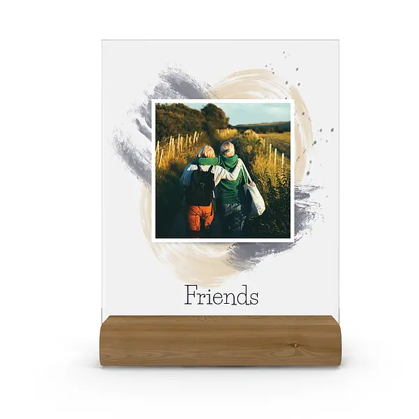 Bild von   fotogeschenk friends acrylscjpg | Individuelle 🎁 persönliche 🎁 personalisierte Geschenke bedruckt ▪ bestickt ▪ graviert
