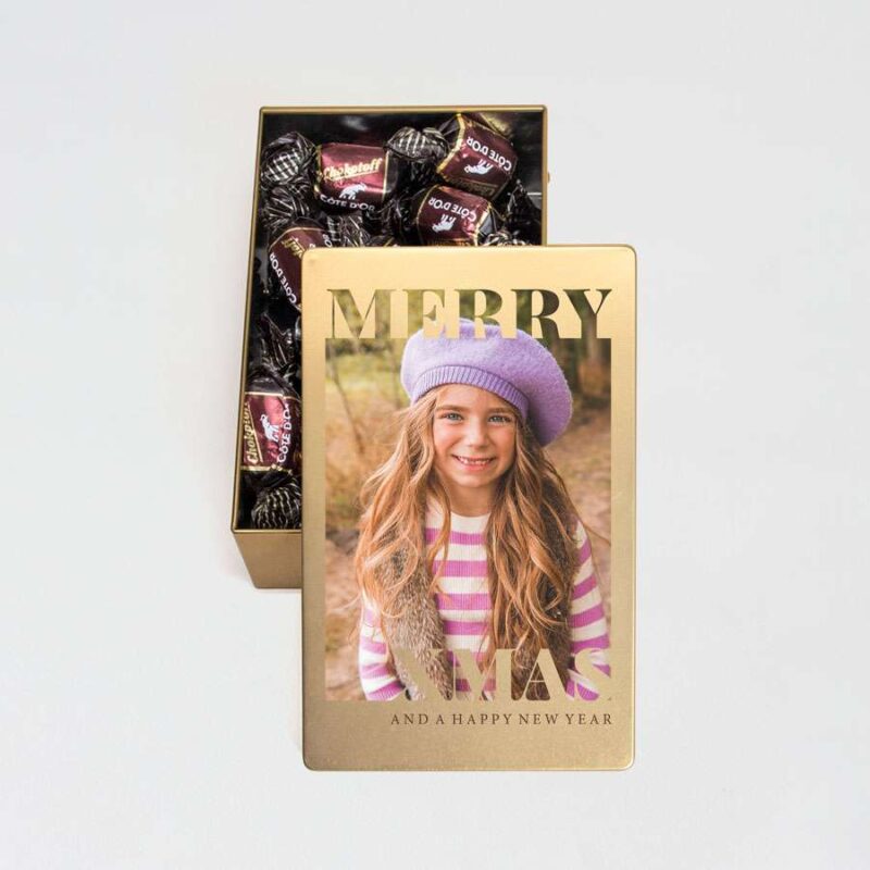 Bild von   coole keksdose in gold mit fotjpg | Individuelle 🎁 persönliche 🎁 personalisierte Geschenke bedruckt ▪ bestickt ▪ graviert