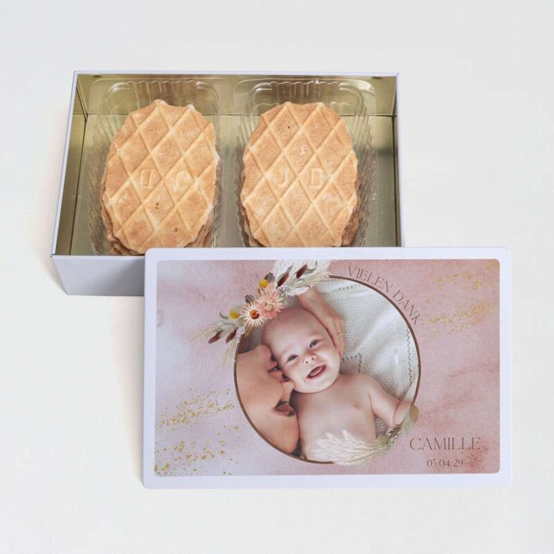 Bild von   suesse keksdose in weiss mit tjpg | Individuelle 🎁 persönliche 🎁 personalisierte Geschenke bedruckt ▪ bestickt ▪ graviert